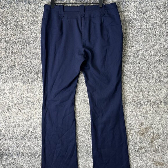 Altuzarra Pants Womens IT 44 Berry Blue Virgin Wool Stretch Made Italy 318-601 - Picture 7 of 11